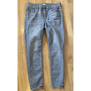 J Crew Light Gray Mid Rise Skinny Jeans Size 29